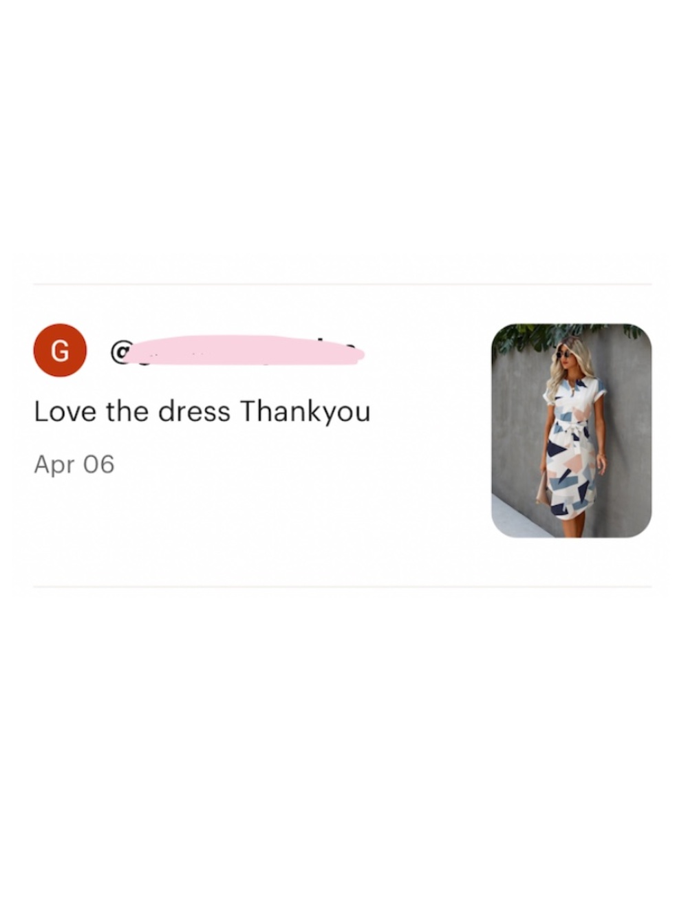 Printed Belted Midi Dress White Blue Geometric Short Sleeve V-Neck Bodycon - Picture 9 of 10